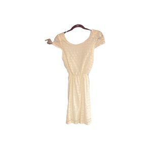 Dress Medium Size Cream Color Lace